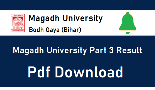 magadh university part 3 result