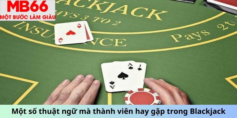 Một số thuật ngữ mà thành viên hay gặp trong Blackjack